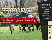 Tablet Screenshot of eekhoeve.nl
